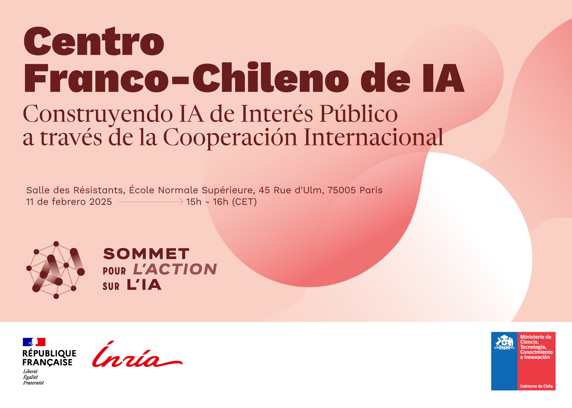 Franco-Chilean Center on AI: Building Public Interest AI Through International Cooperation", an official side event of the AI Action Summit