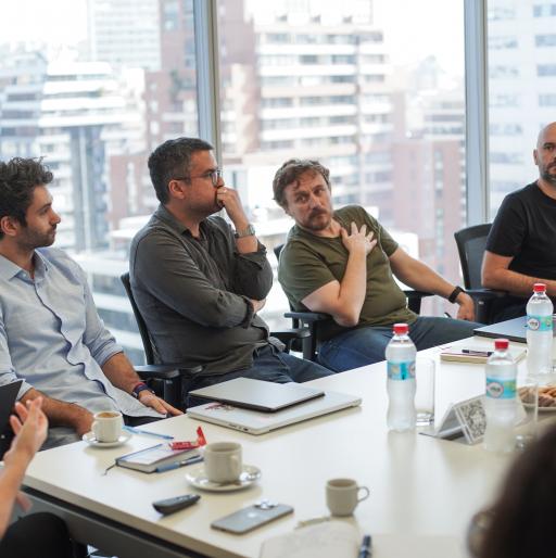 Reunión de trabajo en Inria Chile