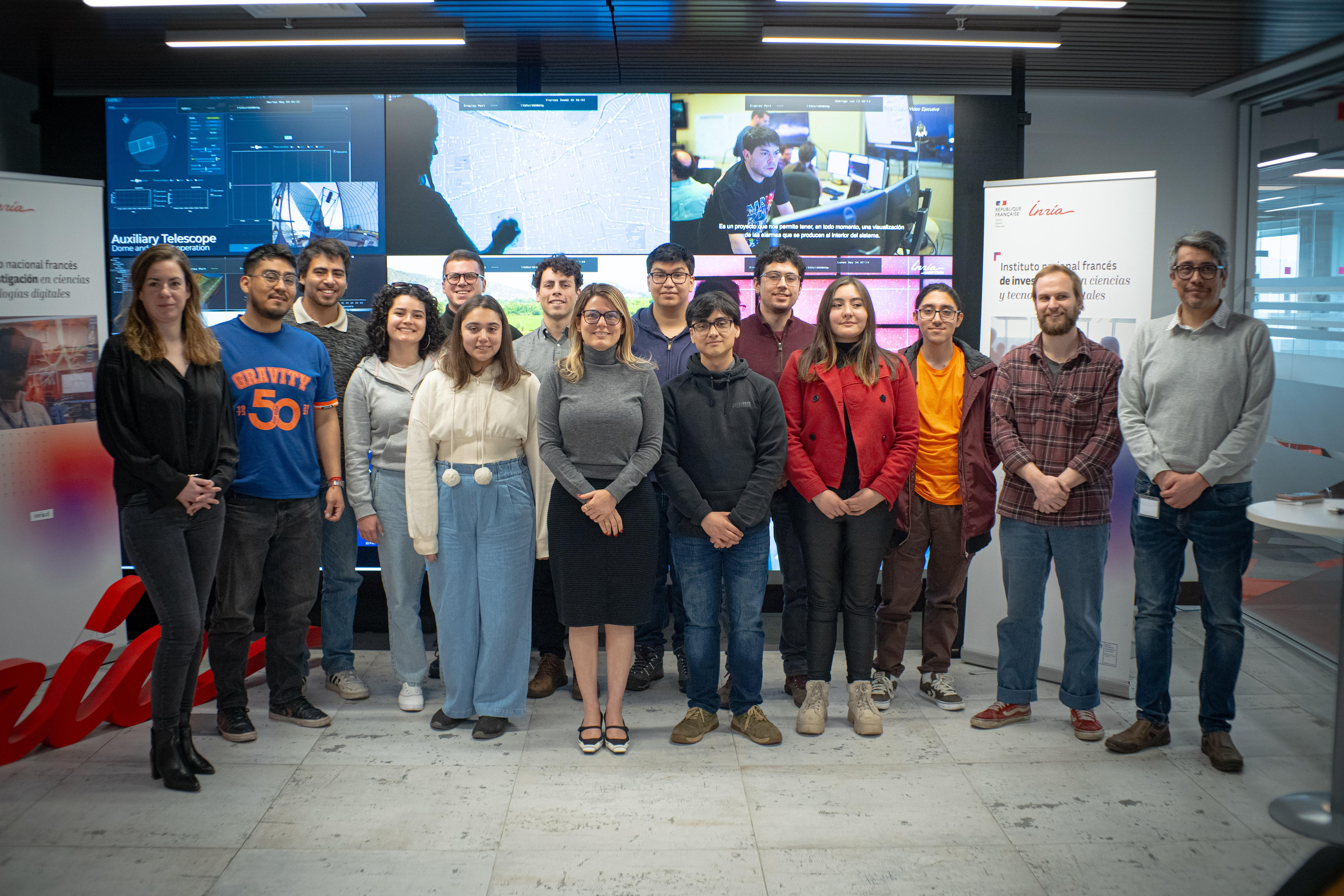 Foto pasantes en Inria